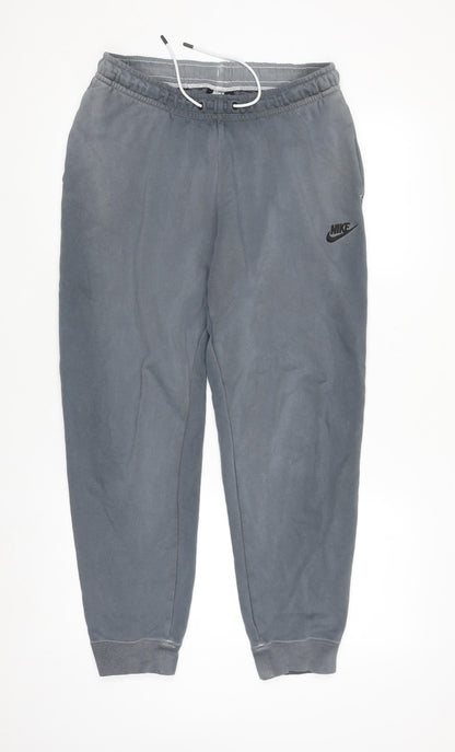 Mens UK Size M Nike Regular Fit Jogger Grey Trousers