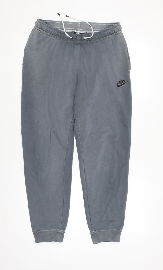Mens UK Size M Nike Regular Fit Jogger Grey Trousers