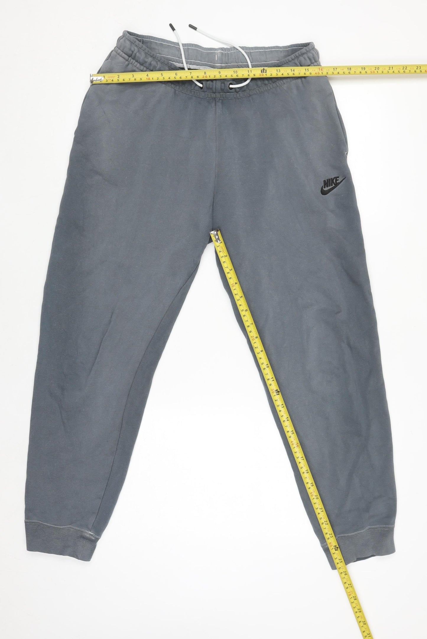 Mens UK Size M Nike Regular Fit Jogger Grey Trousers
