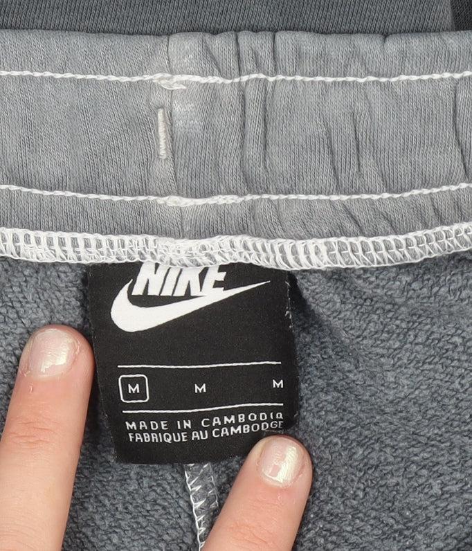 Mens UK Size M Nike Regular Fit Jogger Grey Trousers