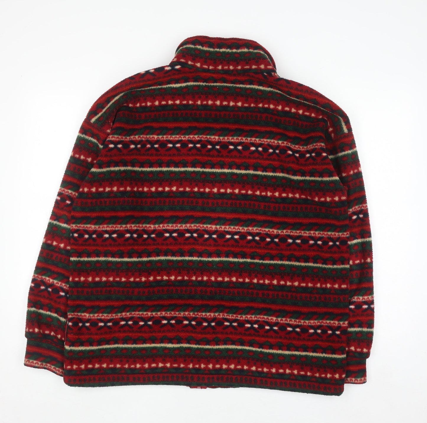 Womens UK Size 12 Marks and Spencer Red Full Zip Sweatshirt