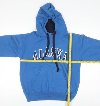 Mens UK Size S Arctic Circle Enterprises LLC Blue Pullover Hoodie