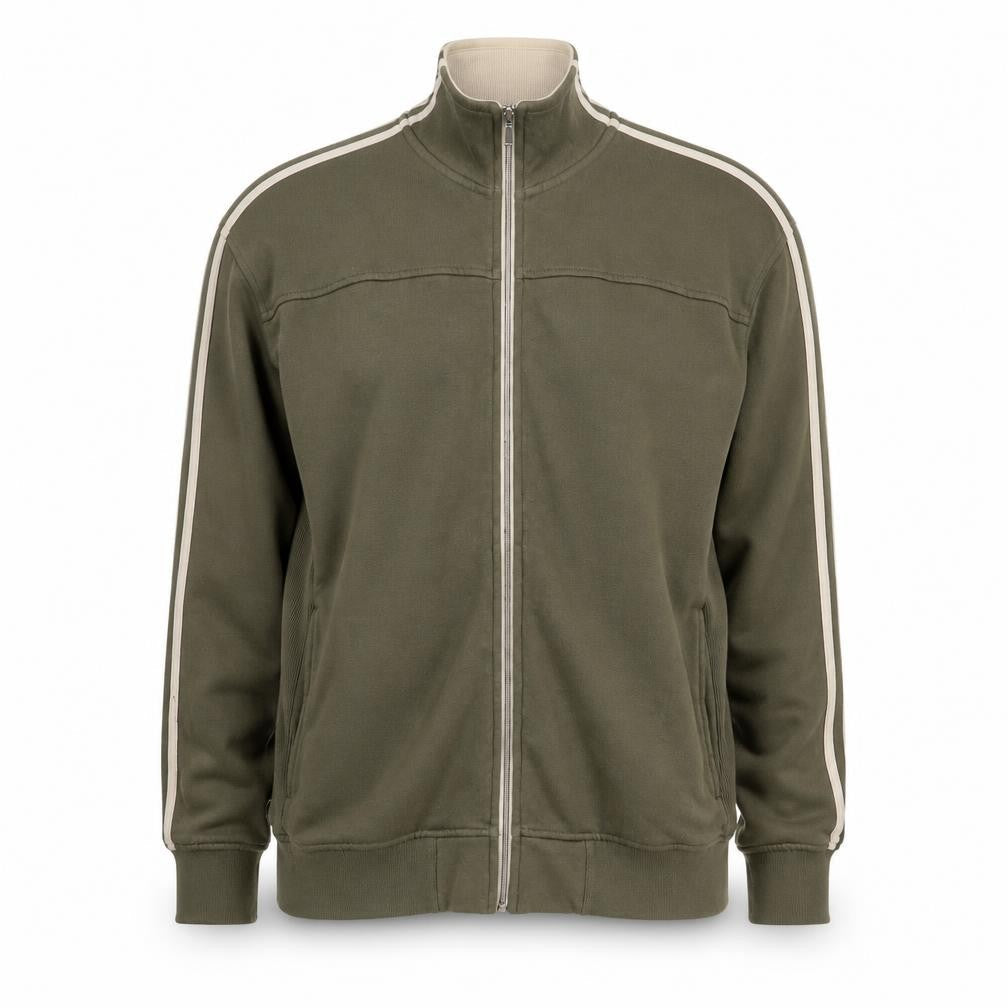 Mens UK Size XL NEXT Green Full Zip Sweatshirt