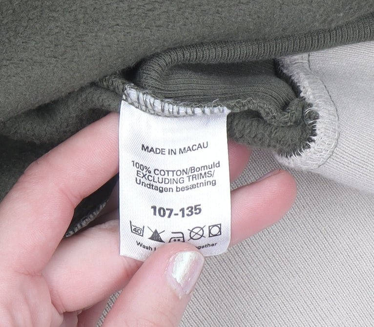 Mens UK Size XL NEXT Green Full Zip Sweatshirt