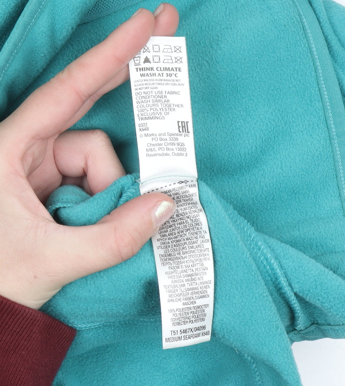 Womens UK Size 12 Marks and Spencer Green Bodywarmer