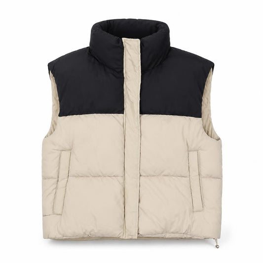 Womens UK Size 12 Brave Soul Beige Puffer Jacket