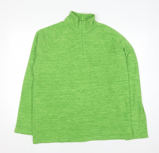 Mens UK Size L Mountain Warehouse Green Pullover Sweatshirt