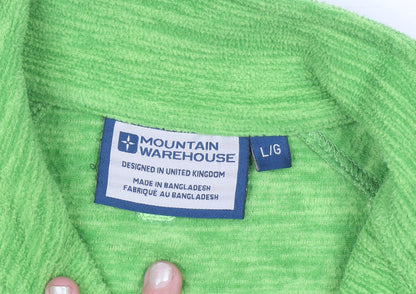 Mens UK Size L Mountain Warehouse Green Pullover Sweatshirt