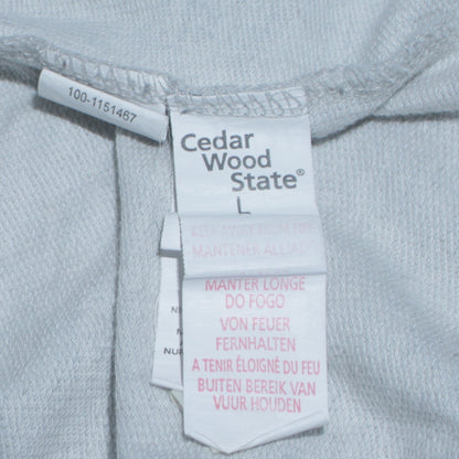 Mens UK Size L Cedar Wood State Grey Pullover Sweatshirt