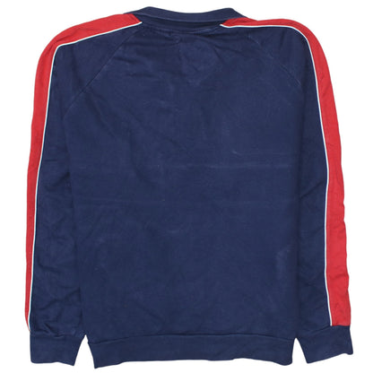 Mens UK Size L FILA Blue Henley Sweatshirt