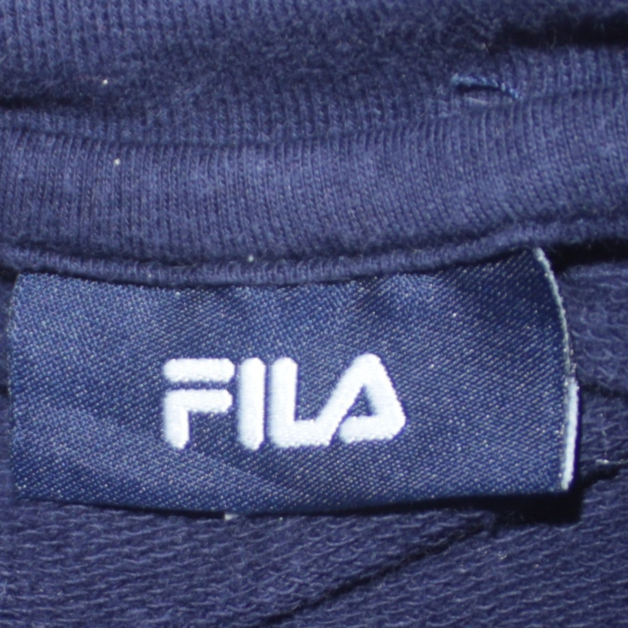 Mens UK Size L FILA Blue Henley Sweatshirt