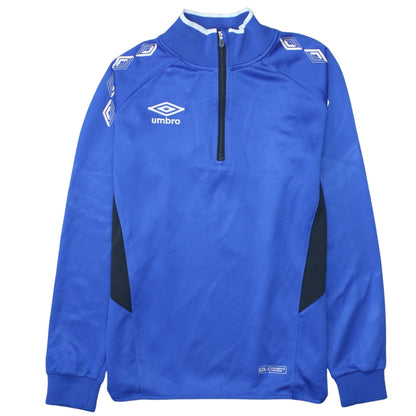 Mens UK Size M Umbro Blue Pullover Sweatshirt