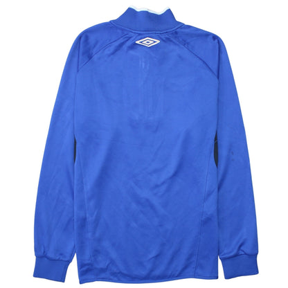 Mens UK Size M Umbro Blue Pullover Sweatshirt