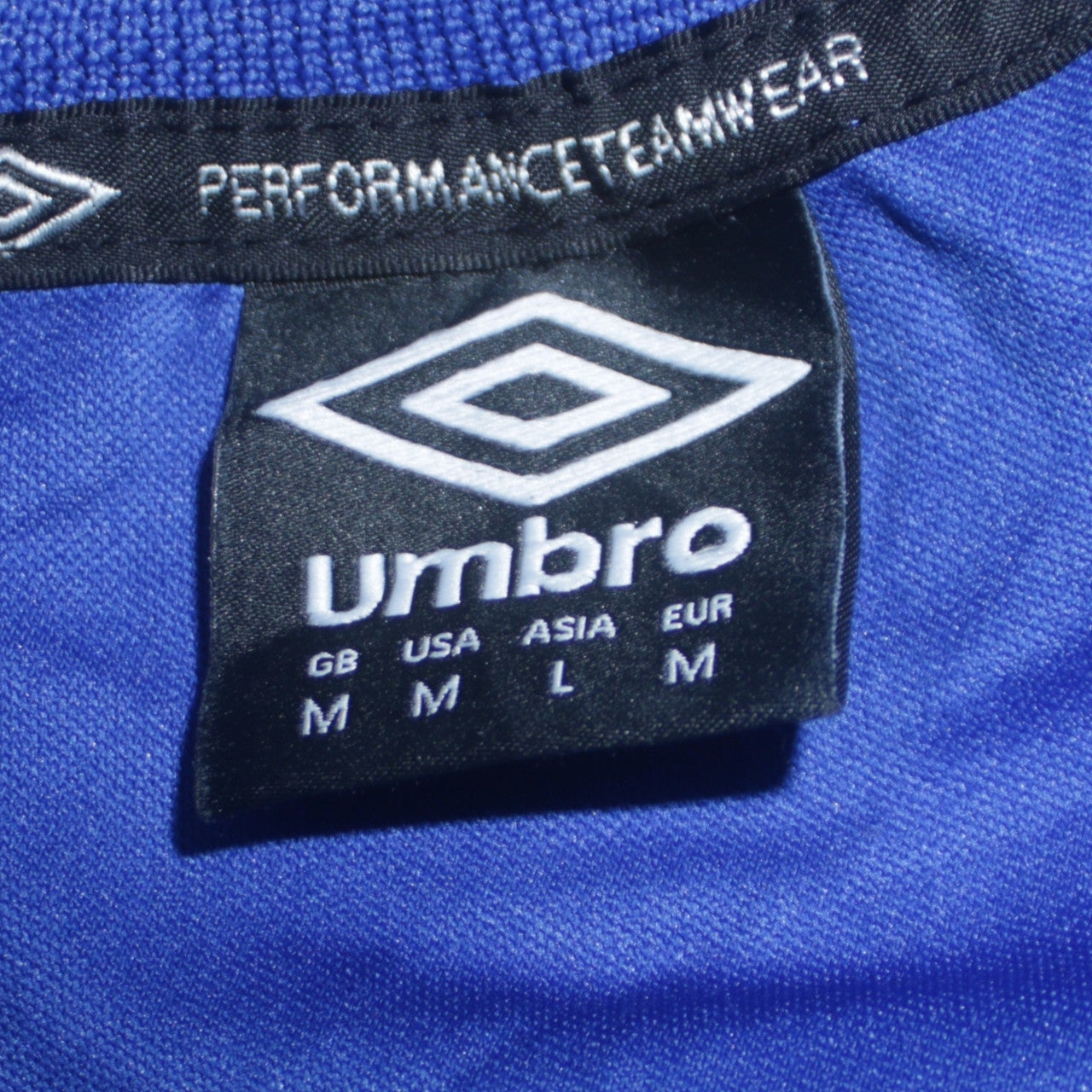 Mens UK Size M Umbro Blue Pullover Sweatshirt