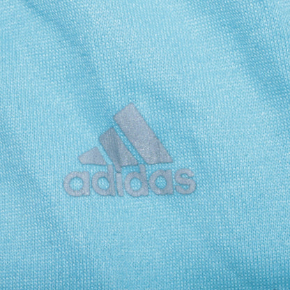 Unisex Adults UK Size XS adidas Blue Full Zip Hoodie