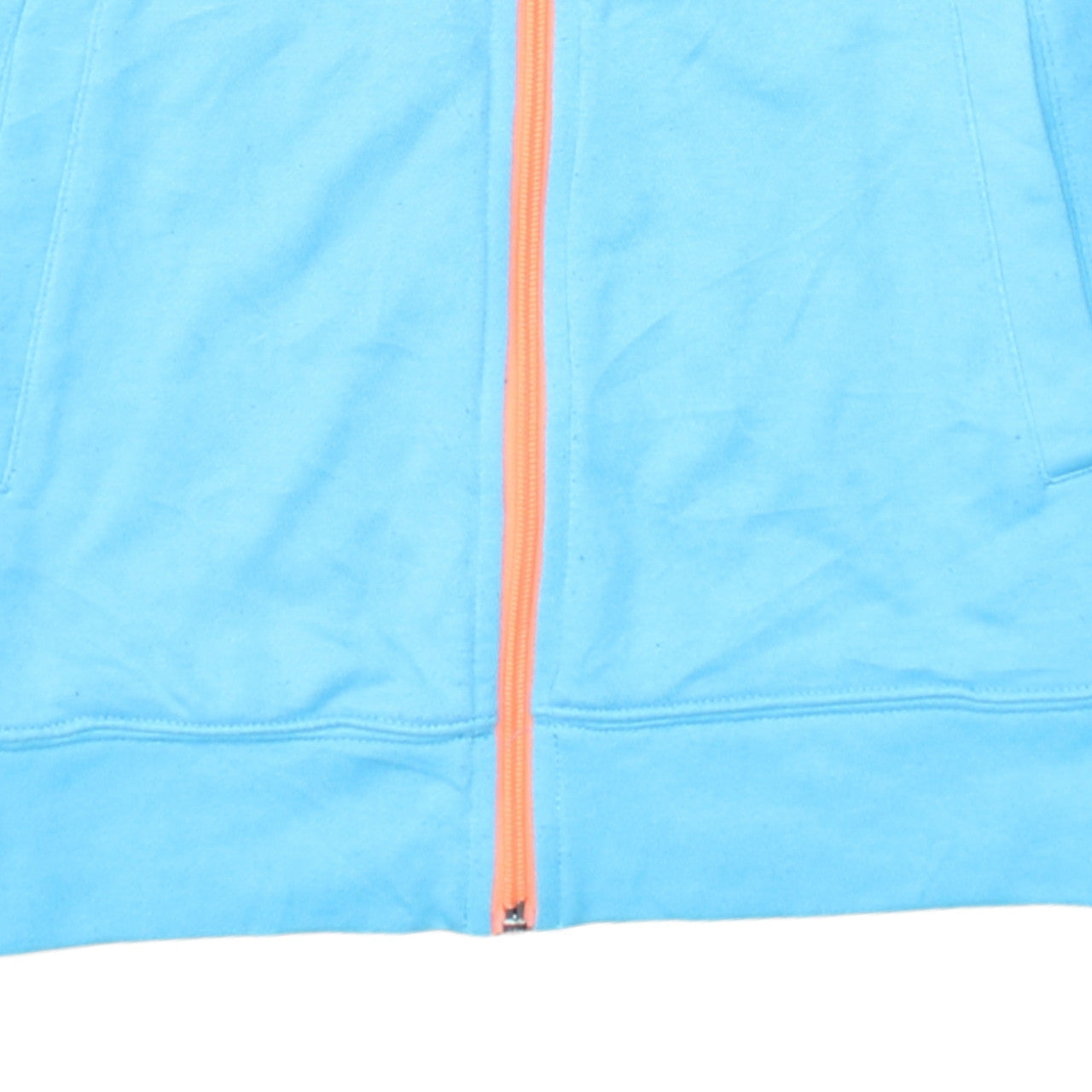 Unisex Adults UK Size XS adidas Blue Full Zip Hoodie