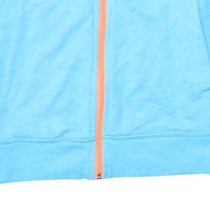 Unisex Adults UK Size XS adidas Blue Full Zip Hoodie