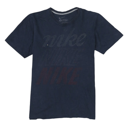 Mens UK Size S Nike Blue  T-Shirt
