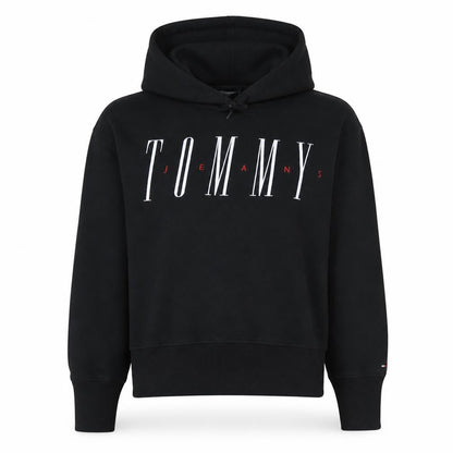 Womens UK Size S Tommy Jeans Black Pullover Hoodie