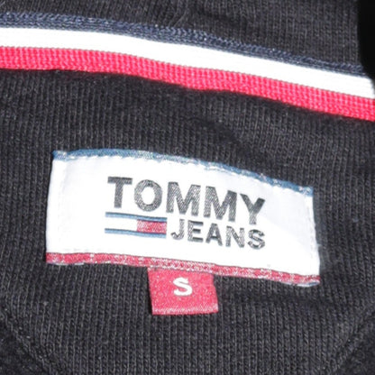 Womens UK Size S Tommy Jeans Black Pullover Hoodie