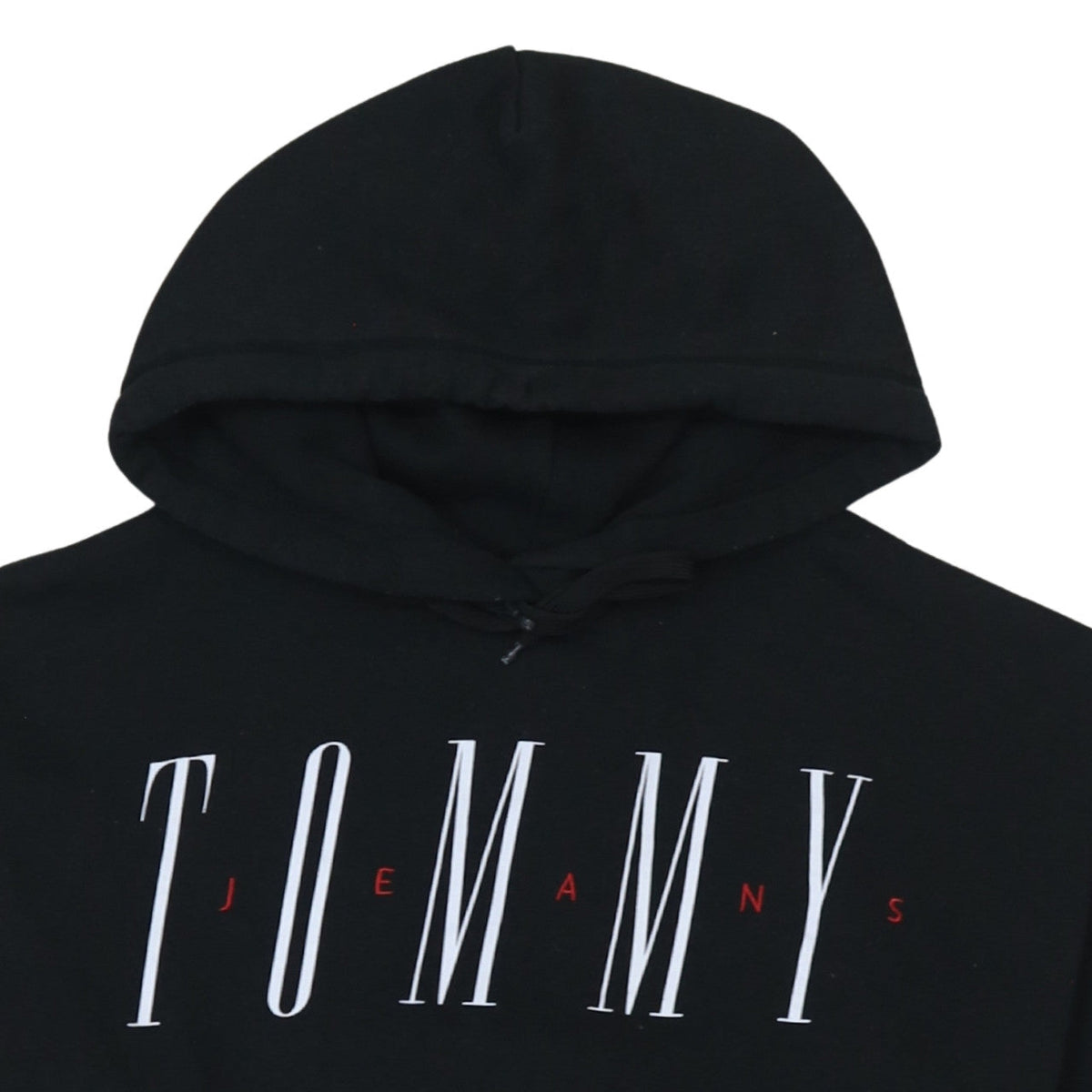 Womens UK Size S Tommy Jeans Black Pullover Hoodie