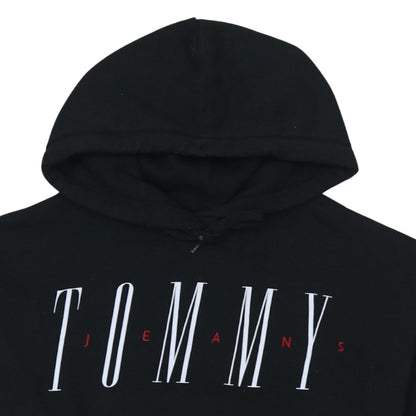 Womens UK Size S Tommy Jeans Black Pullover Hoodie