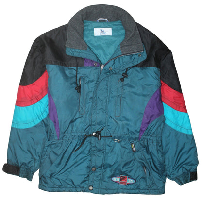 Mens UK Size L Rodeo Multicoloured Full Zip Sweatshirt