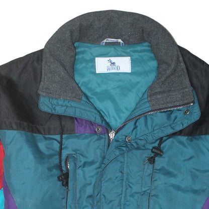 Mens UK Size L Rodeo Multicoloured Full Zip Sweatshirt