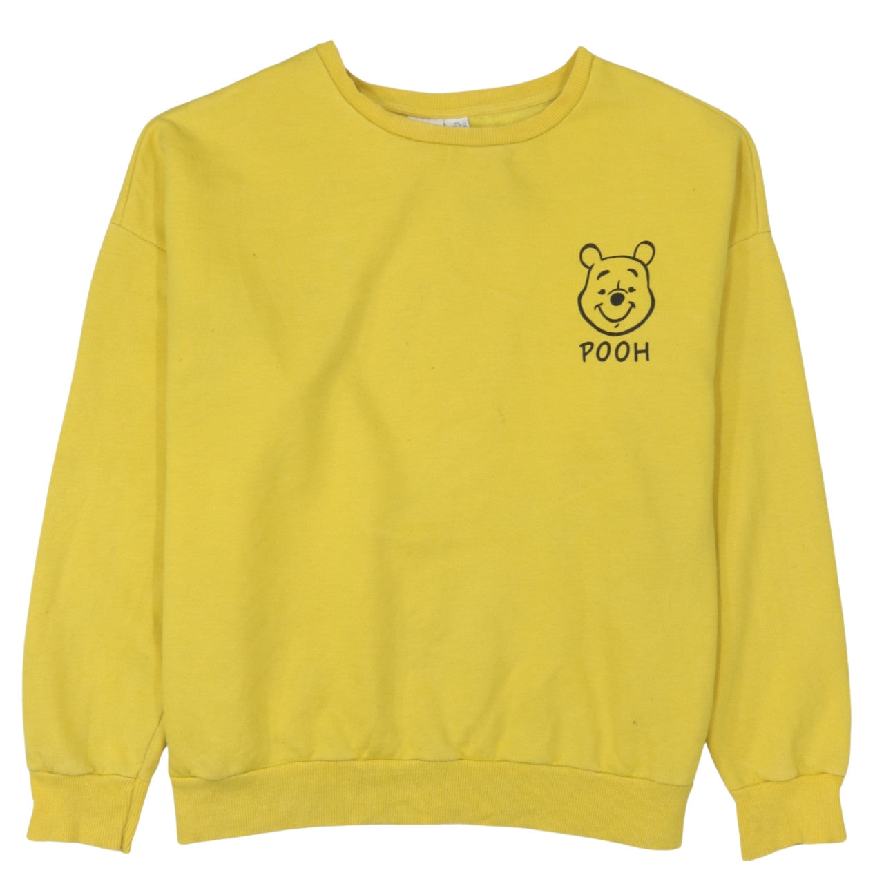 Womens UK Size XL Disney Yellow Pullover Sweatshirt