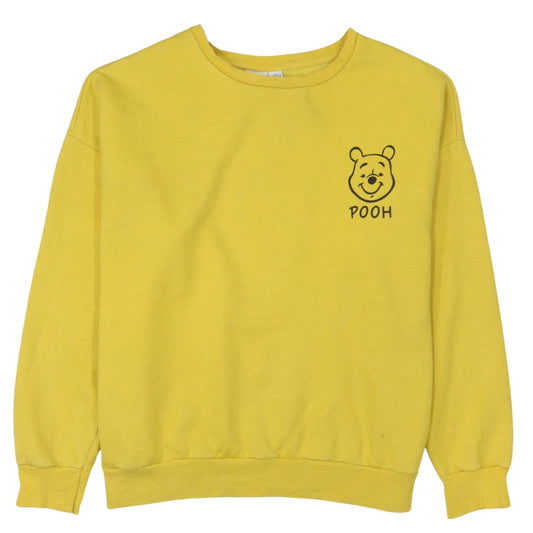 Womens UK Size XL Disney Yellow Pullover Sweatshirt