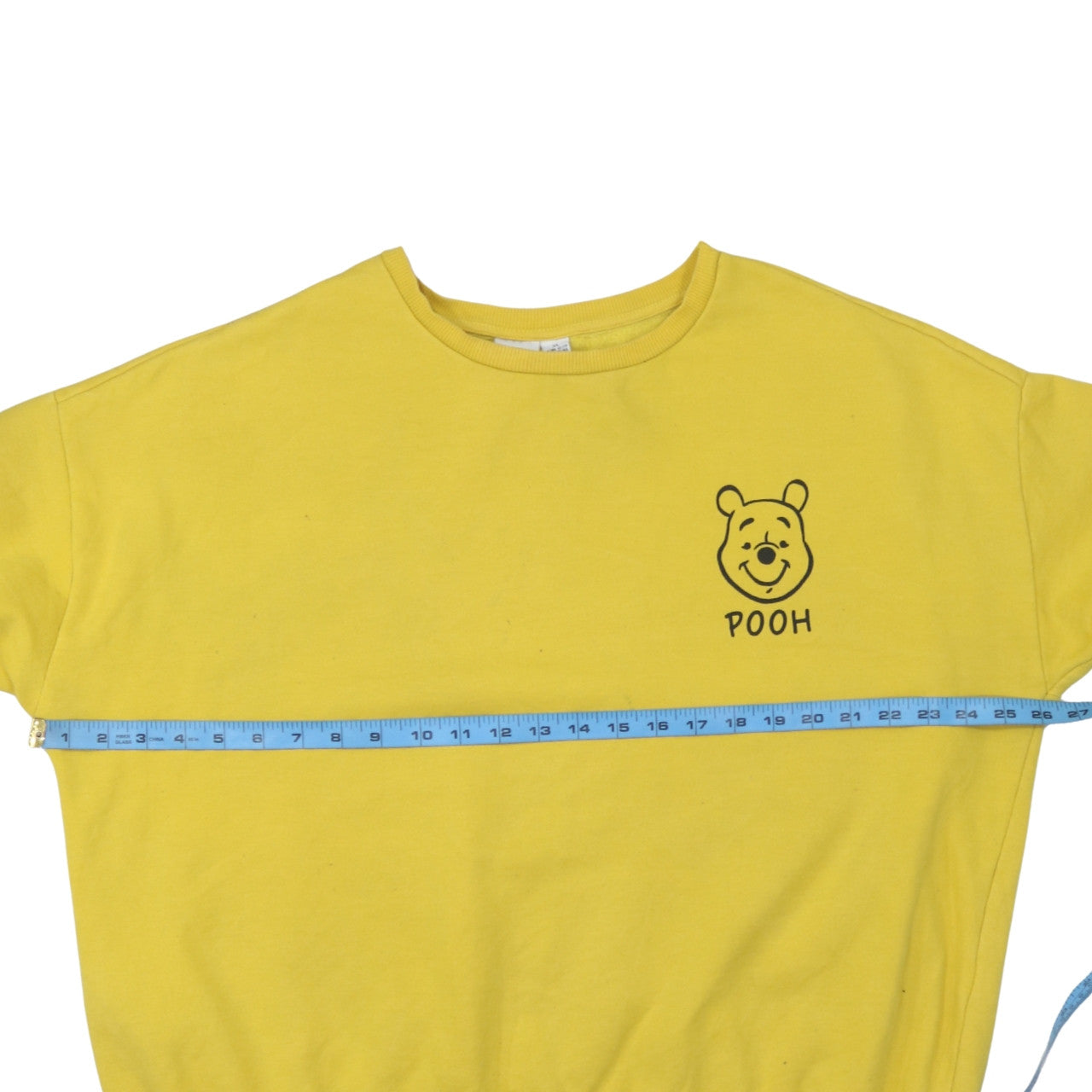 Womens UK Size XL Disney Yellow Pullover Sweatshirt