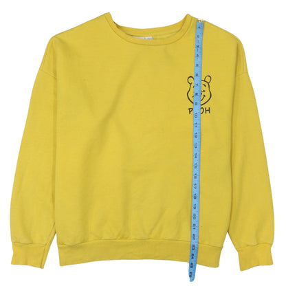 Womens UK Size XL Disney Yellow Pullover Sweatshirt