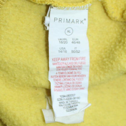 Womens UK Size XL Disney Yellow Pullover Sweatshirt