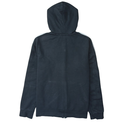 Womens UK Size L adidas Black Full Zip Hoodie