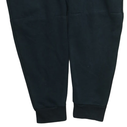 Nike Men's Black Fleece Joggers M Regular Fit Tapered Drawstring Sports Trousers