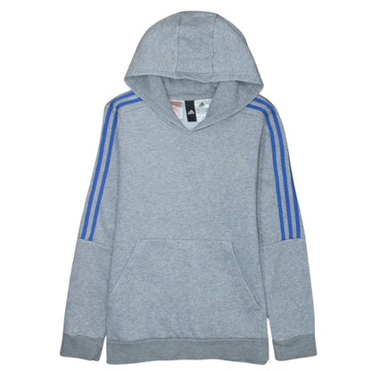 Teens UK Size 164 adidas Grey Pullover Hoodie