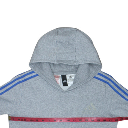 Teens UK Size 164 adidas Grey Pullover Hoodie