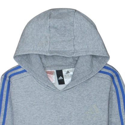 Teens UK Size 164 adidas Grey Pullover Hoodie