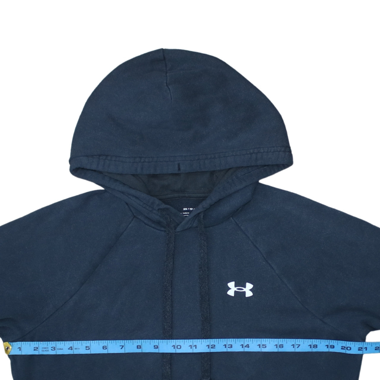 Mens UK Size XS Under armour Blue Pullover Hoodie