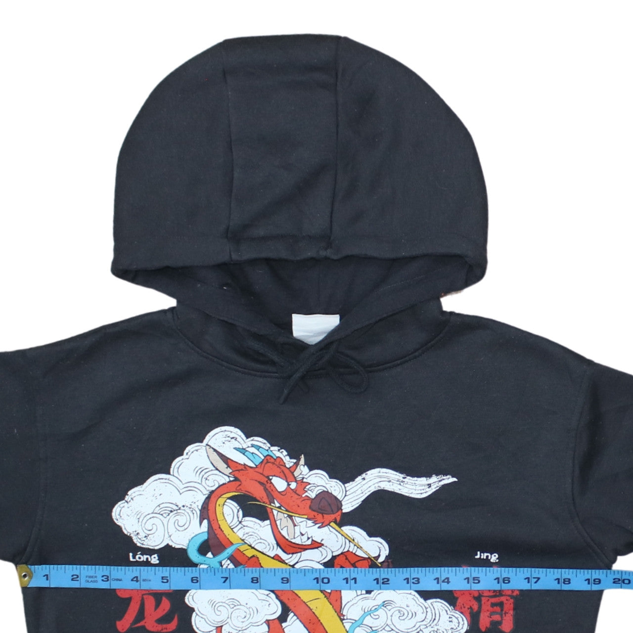 Womens UK Size 2XS Disney Black Pullover Hoodie