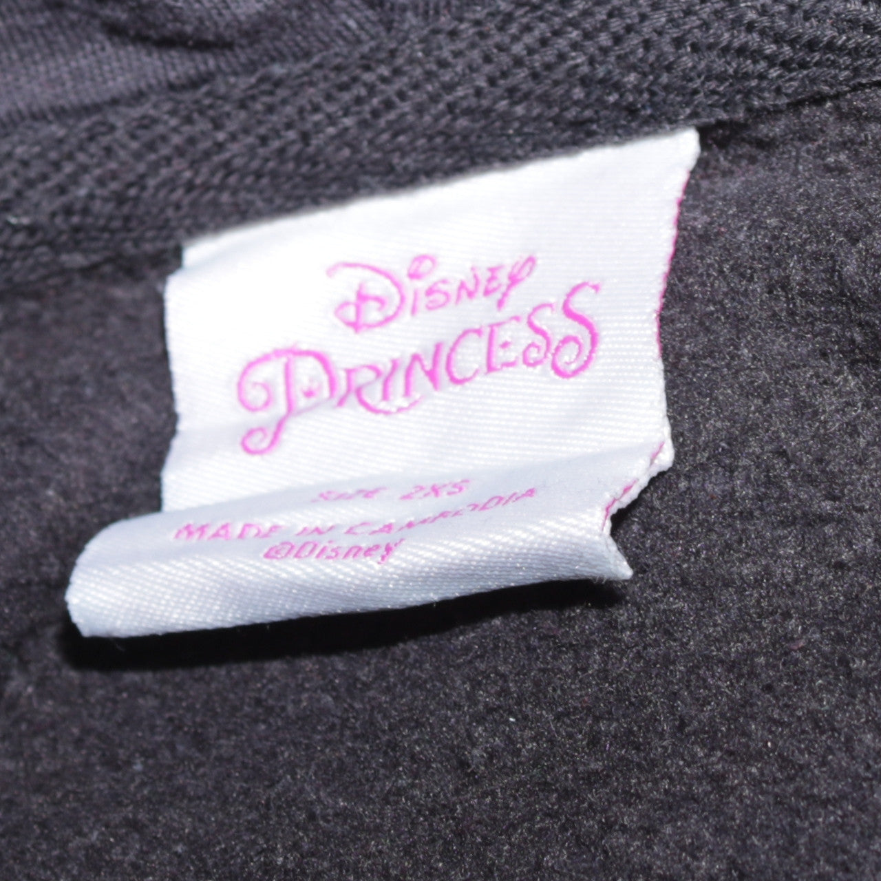 Womens UK Size 2XS Disney Black Pullover Hoodie
