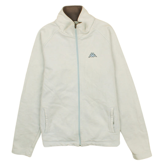 Mens UK Size L Kappa Beige Full Zip Sweatshirt