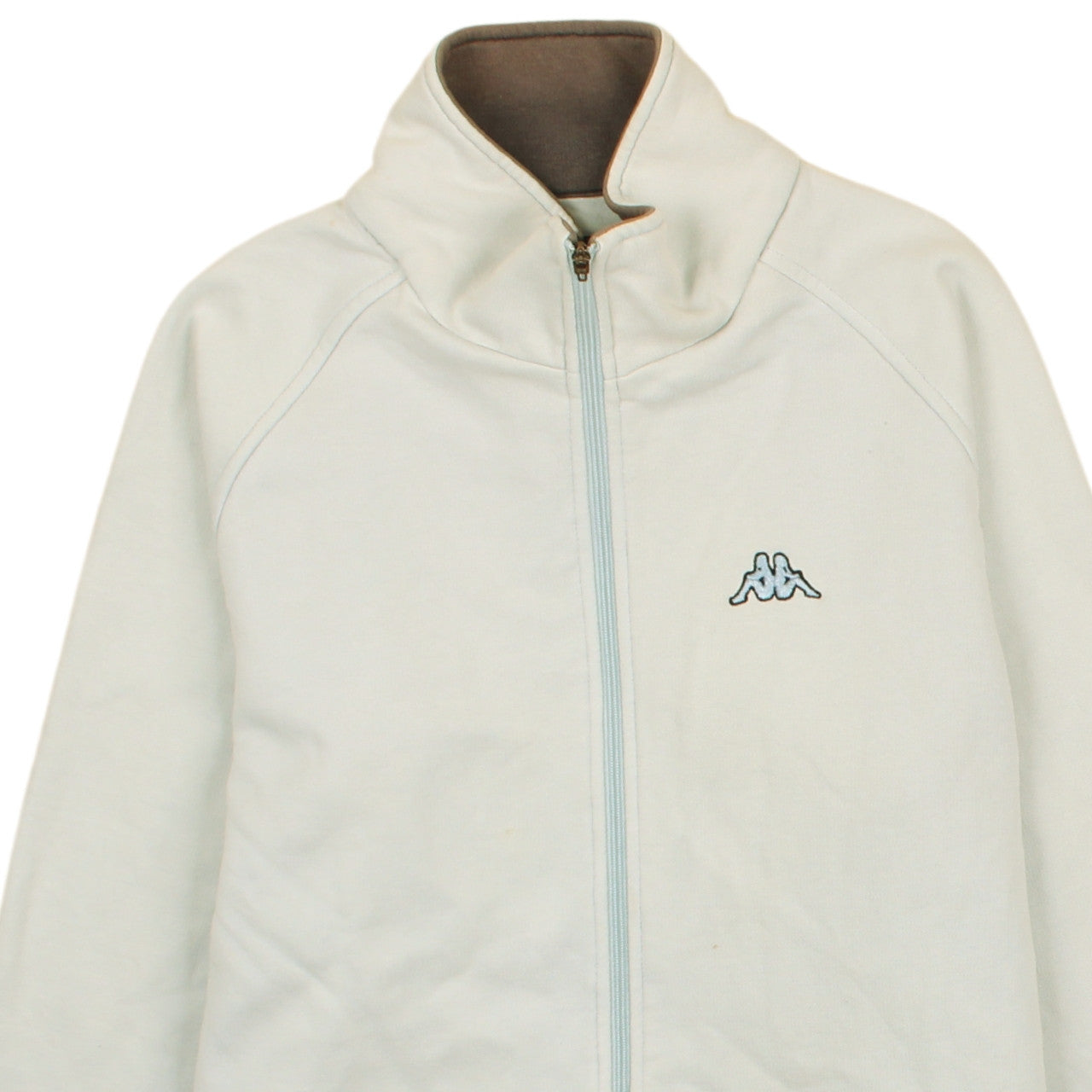 Mens UK Size L Kappa Beige Full Zip Sweatshirt