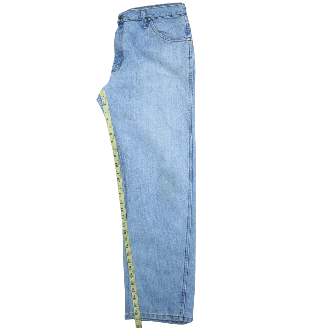 Mens UK Size L Wrangler Classic Fit Straight Blue Jeans
