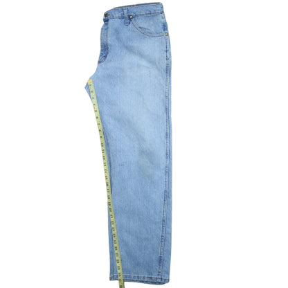 Mens UK Size L Wrangler Classic Fit Straight Blue Jeans
