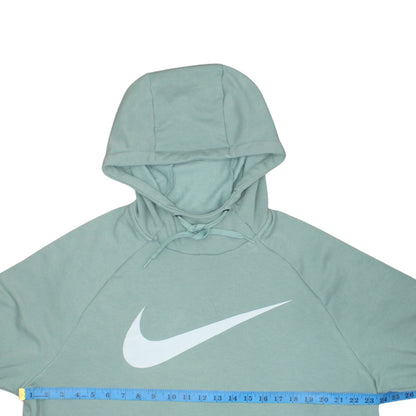 Womens UK Size XL Nike Green Pullover Hoodie