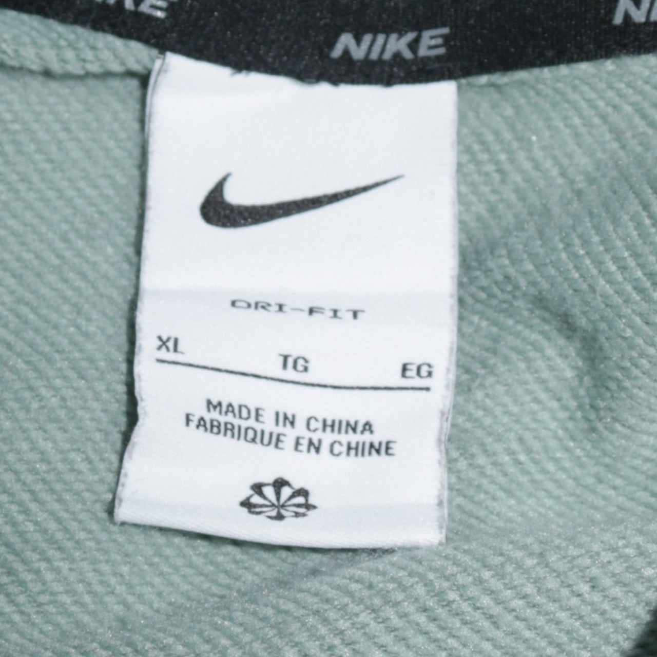 Womens UK Size XL Nike Green Pullover Hoodie