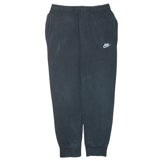 Mens UK Size M Nike Regular Fit Jogger Black Trousers