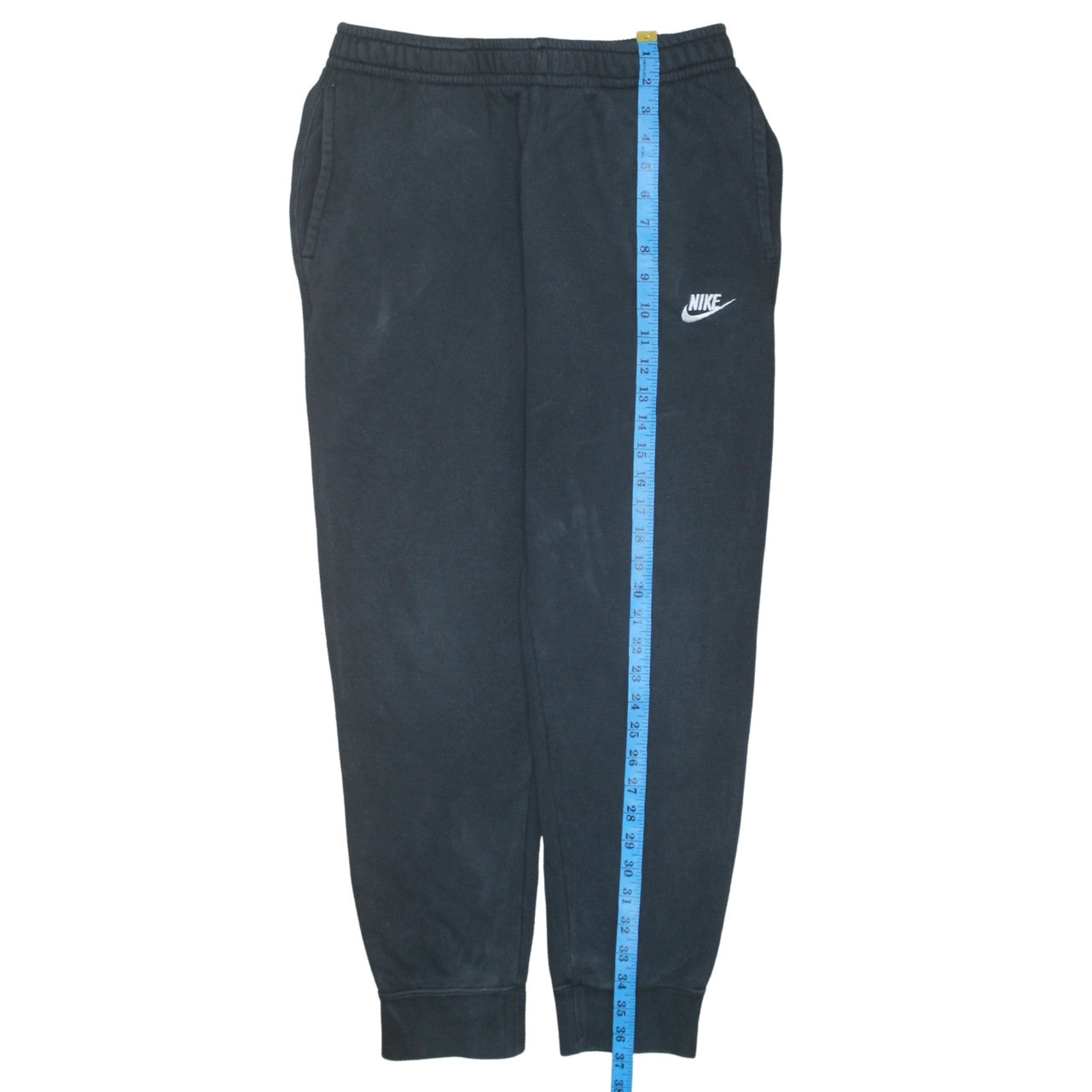 Mens UK Size M Nike Regular Fit Jogger Black Trousers