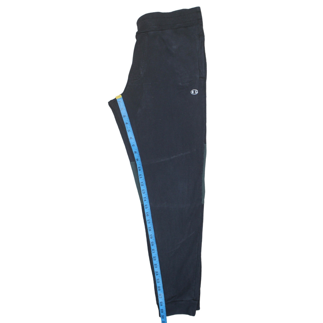 Mens UK Size M Champion by Wood Wood Regular Fit Jogger Black Trousers